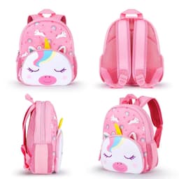image-New Student Animal Cartoon School Bag Children's Diving Material Kindergarten Backpack Dinosaur Unicorn School Bag Wholesale