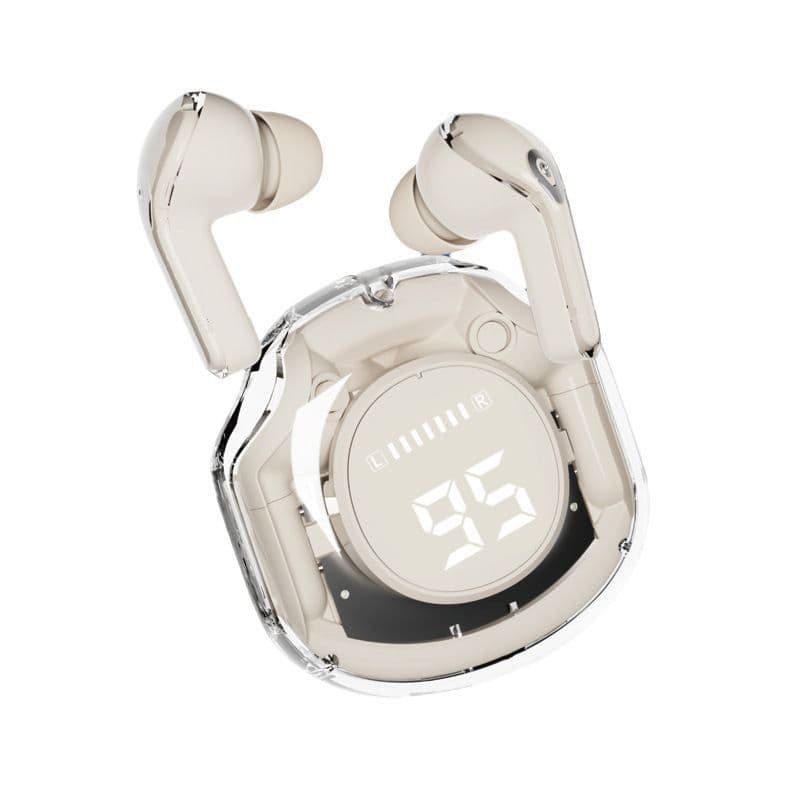 image-Transparent 2023 digital display true wireless noise reduction Bluetooth headset new in-ear battery life bilateral stereo universal type