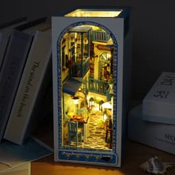image-Tianyu diy cabin TC18 sea breeze realm hand-assembled creative three-dimensional bookend model ornaments puzzle gift