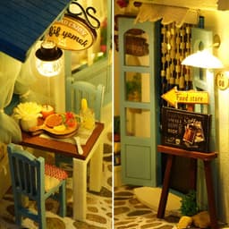 image-Tianyu diy cabin TC18 sea breeze realm hand-assembled creative three-dimensional bookend model ornaments puzzle gift
