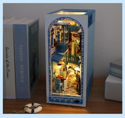 image-Tianyu diy cabin TC18 sea breeze realm hand-assembled creative three-dimensional bookend model ornaments puzzle gift