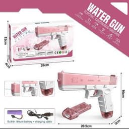 image-Cross-border English color box version 1911 Water Gun SCAR Uzi Desert Eagle Electric Repeating Children's Water Toy