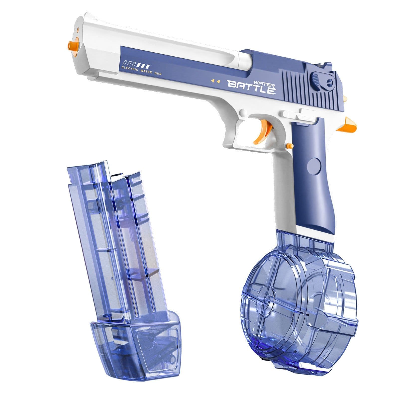 image-Cross-border English color box version 1911 Water Gun SCAR Uzi Desert Eagle Electric Repeating Children's Water Toy