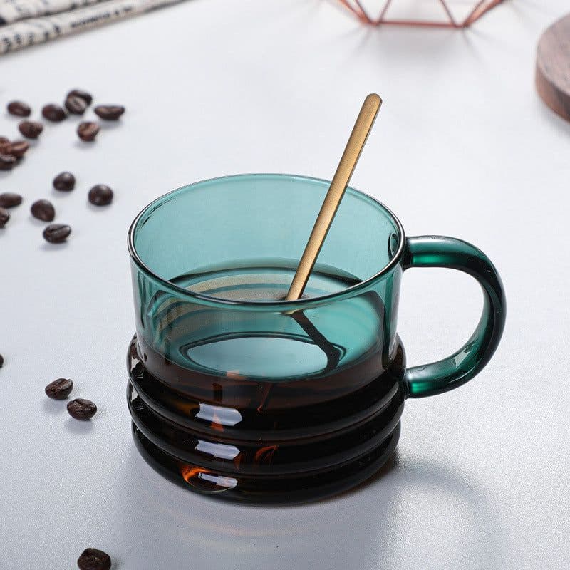 image-Environmental Protection High Borosilicate Glass Tea Cup Household Water Cup