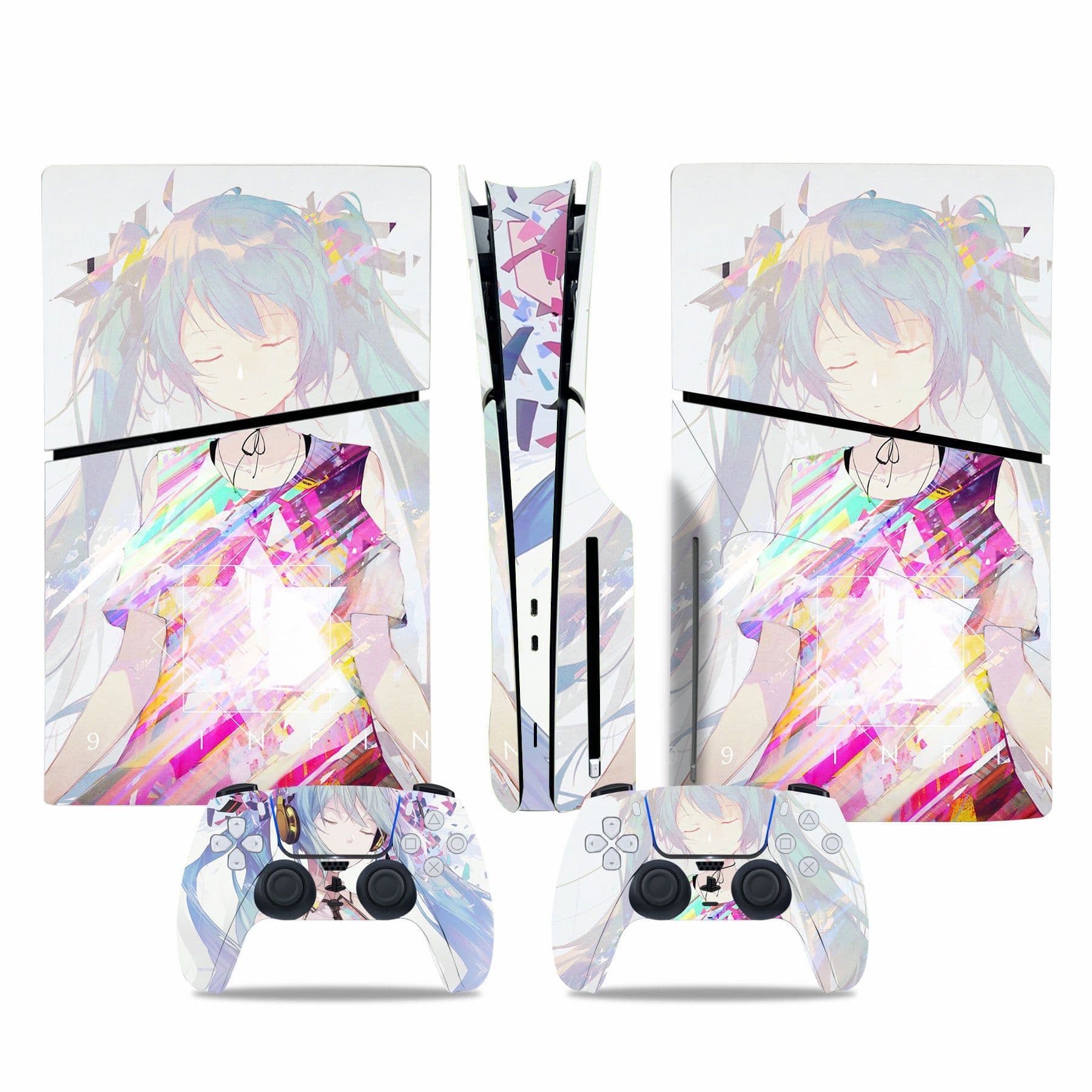 image-PS5 slim film Disc pain sticker digital protective film anti-scratch pain sticker anime goddess sticker