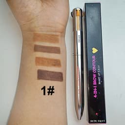 image-4-in-1 makeup pencil 4 colors 4 cores 4 in 1 4 colors eyebrow pencil 4in1 easy eyebrow contour