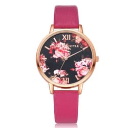 image-High Quality Fashion Leather Strap Rose Gold Women Watch Casual Love Heart Quartz Wrist Watch Women Dress Ladies Luxury Watches