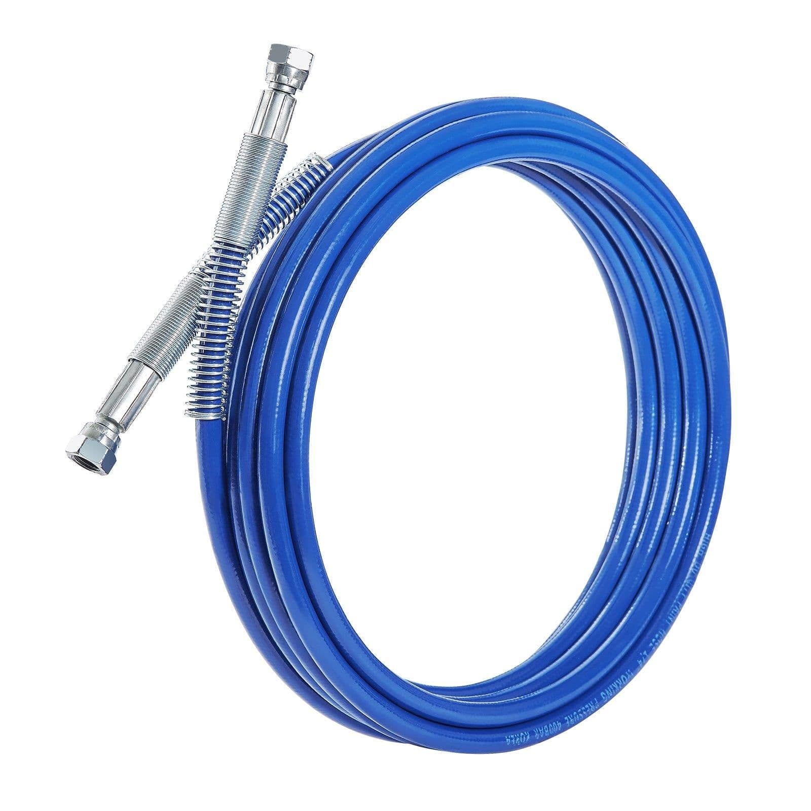 image-VEVOR 25ft Airless Paint Sprayer Hose, 1/4 in Universal Airless Paint Spray Hose, 4350 PSI High Pressure Flexible Airless Sprayer Hose, Multi-Layer Reinforced Steel Wire Braid Hose for Paint Sprayer