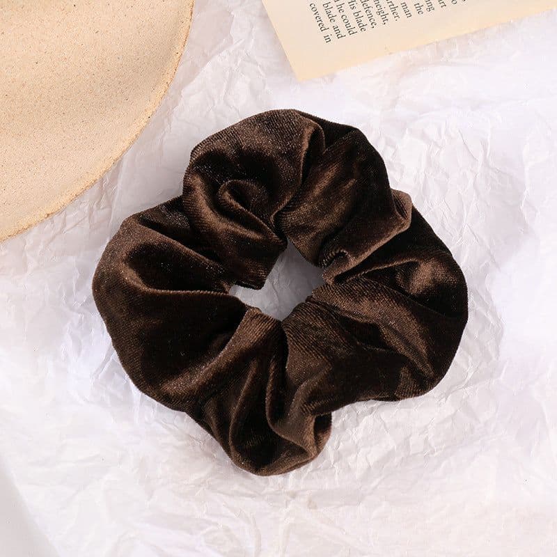 image-Flannel Hair Tie Hair Rope Amazon Velvet Fashion Ponytail Hair Accessories