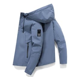 image-Dropshipping men's jackets 2021 spring new hooded jackets for young men and students casual Korean style tops men's fashion