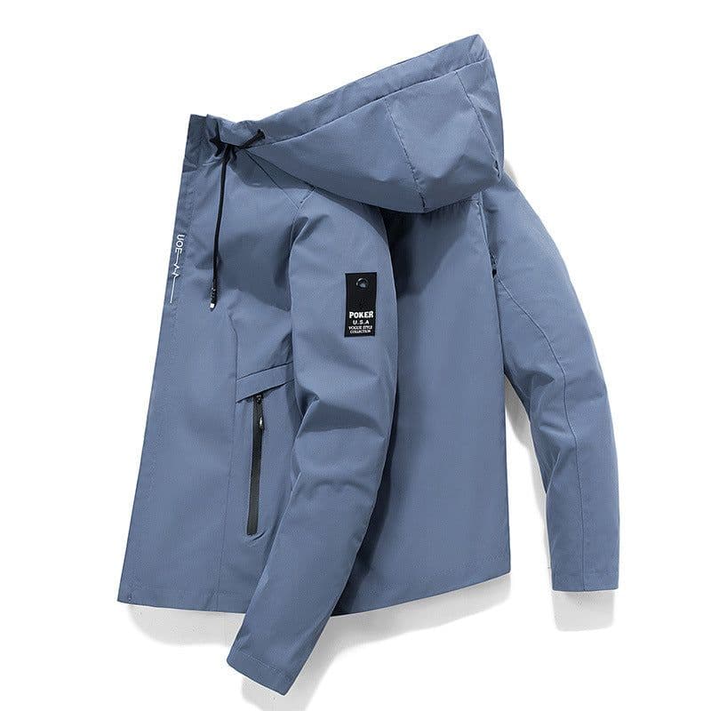 image-Dropshipping men's jackets 2021 spring new hooded jackets for young men and students casual Korean style tops men's fashion