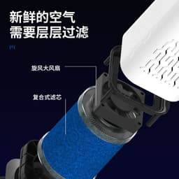 image-Cross-border car air purifier small mini negative ion odor removal formaldehyde portable indoor office purification