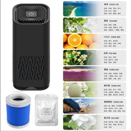image-Cross-border car air purifier small mini negative ion odor removal formaldehyde portable indoor office purification