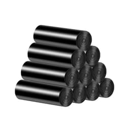 image-Garbage bag for home kitchen, bathroom and office thickened disposable rolled environmentally friendly thickened flat mouth garbage bag