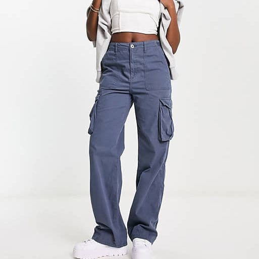 image-2023 Spring and Summer New Casual Versatile Army Green Overalls Hot Girls High Waist Slim Pants Women's Trendy