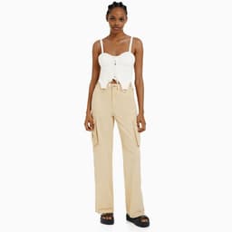 image-2023 Spring and Summer New Casual Versatile Army Green Overalls Hot Girls High Waist Slim Pants Women's Trendy