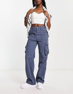image-2023 Spring and Summer New Casual Versatile Army Green Overalls Hot Girls High Waist Slim Pants Women's Trendy