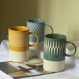 image-Creative Ceramic Mug Office Water Couple Cup