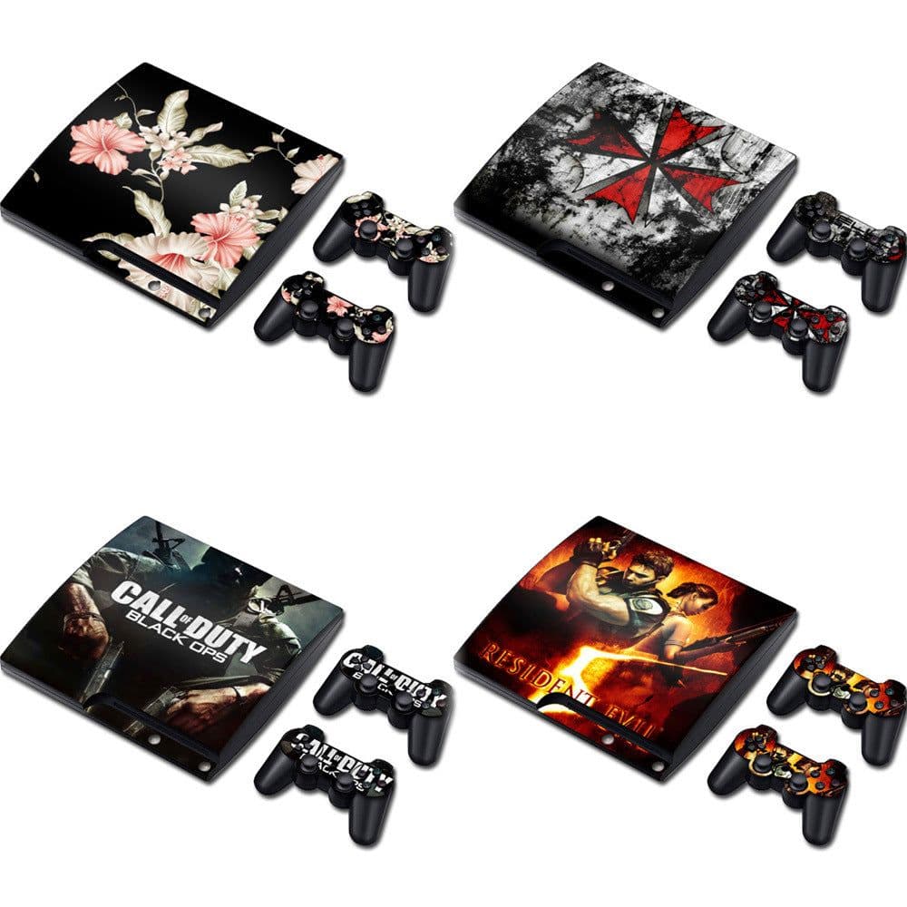 image-PS3 SLIM thin machine game console sticker protective film color sticker skin sticker