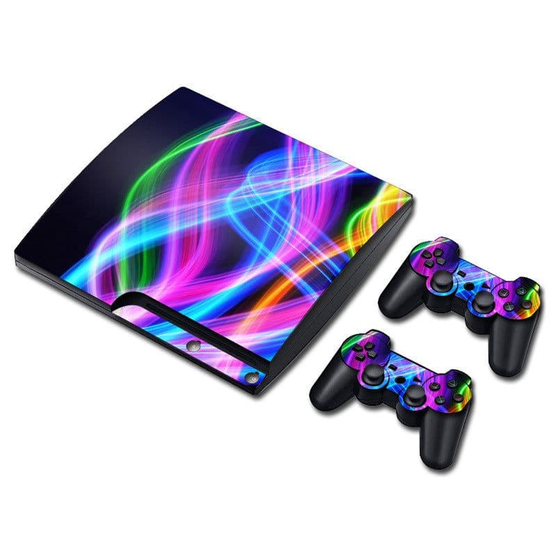 image-PS3 SLIM thin machine game console sticker protective film color sticker skin sticker