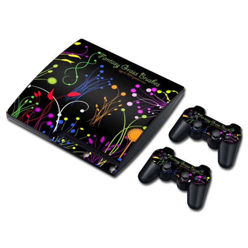 image-PS3 SLIM thin machine game console sticker protective film color sticker skin sticker
