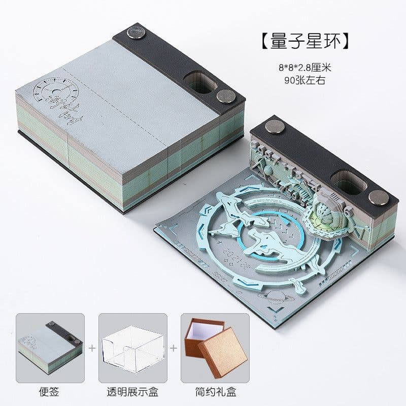 image-Low Price Calendar 2024 Note Desk Calendar Bad Creative 3D Paper Sculpture Earth Office Desktop Ornament