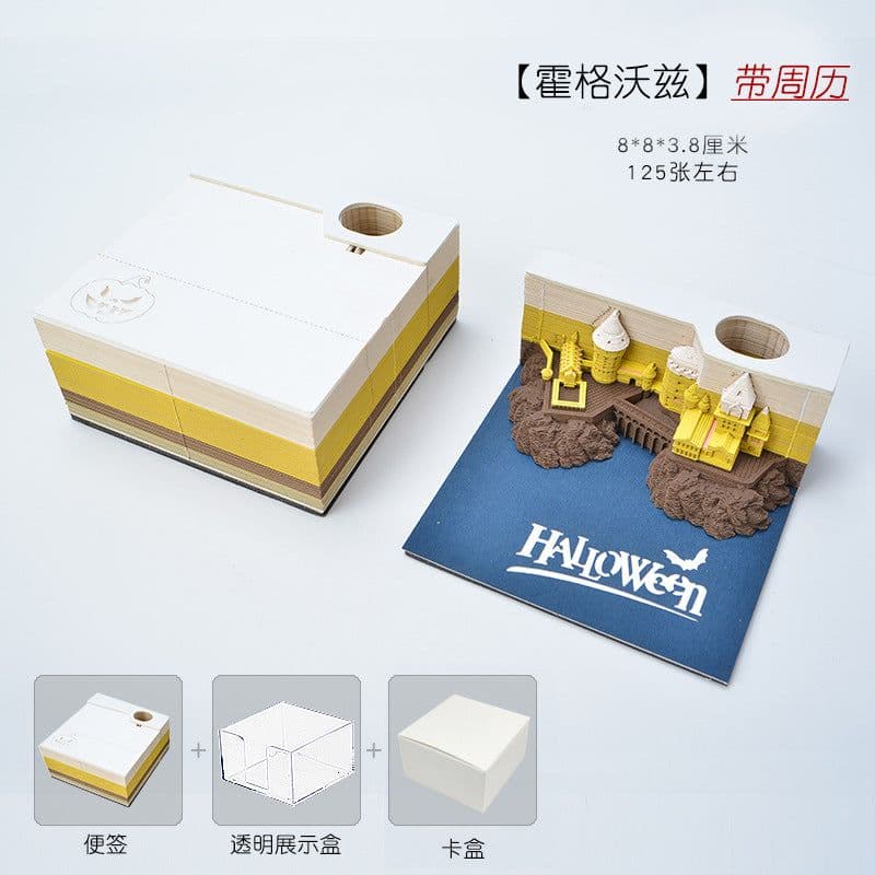 image-Low Price Calendar 2024 Note Desk Calendar Bad Creative 3D Paper Sculpture Earth Office Desktop Ornament