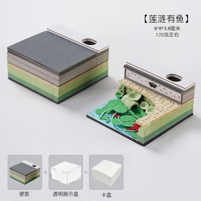 image-Low Price Calendar 2024 Note Desk Calendar Bad Creative 3D Paper Sculpture Earth Office Desktop Ornament