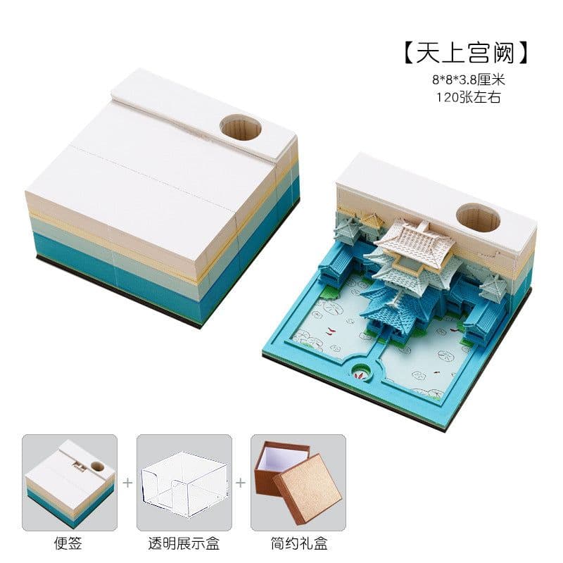image-Low Price Calendar 2024 Note Desk Calendar Bad Creative 3D Paper Sculpture Earth Office Desktop Ornament