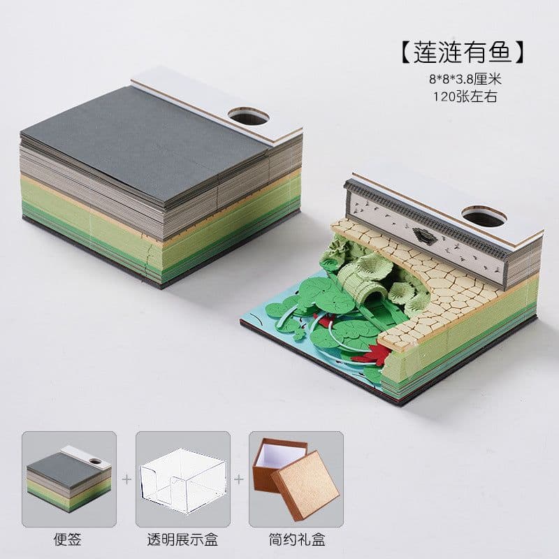 image-Low Price Calendar 2024 Note Desk Calendar Bad Creative 3D Paper Sculpture Earth Office Desktop Ornament