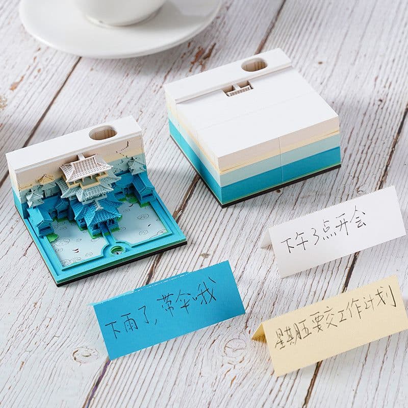 image-Low Price Calendar 2024 Note Desk Calendar Bad Creative 3D Paper Sculpture Earth Office Desktop Ornament