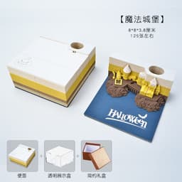 image-Low Price Calendar 2024 Note Desk Calendar Bad Creative 3D Paper Sculpture Earth Office Desktop Ornament