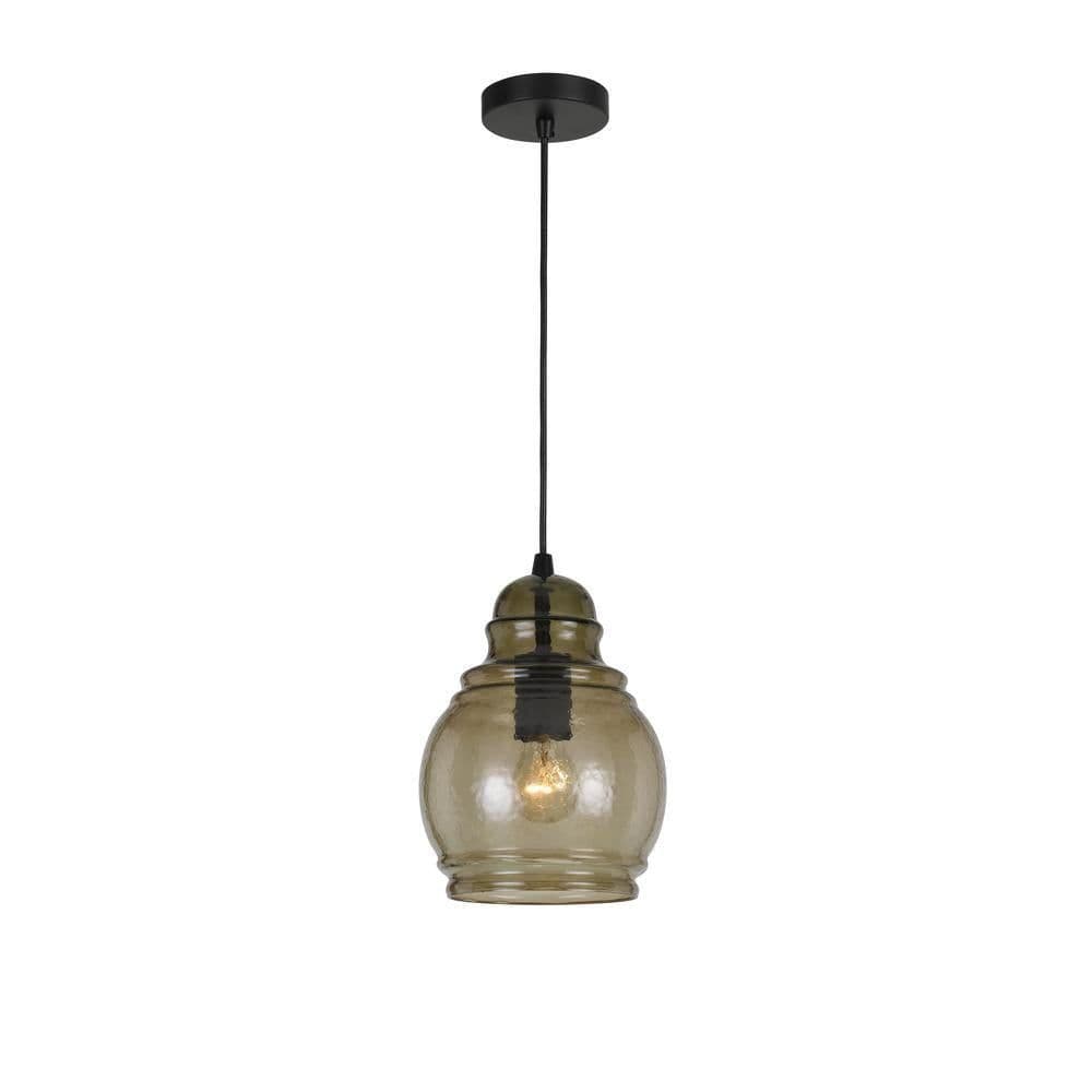 image-60W Teramo Rippled Glass Pendant (Edison Bulb Not Included)
