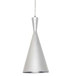 image-1LT Incan Pendant White,Silver Pebbled Interior