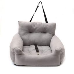 image-Special car cushion for large dogs, pet car rear double-seat nest, dual-purpose dog house car-mounted