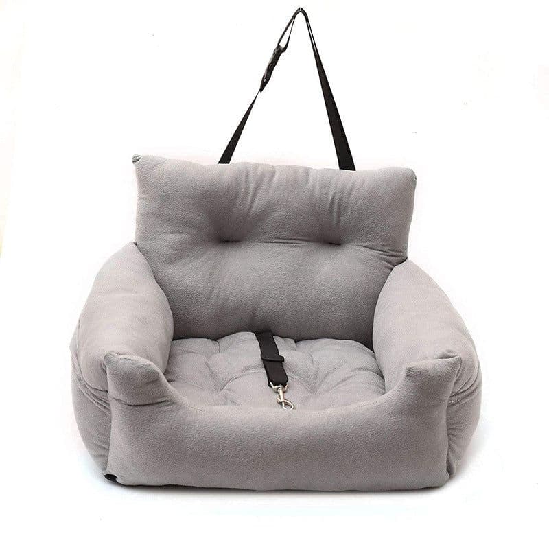 image-Special car cushion for large dogs, pet car rear double-seat nest, dual-purpose dog house car-mounted