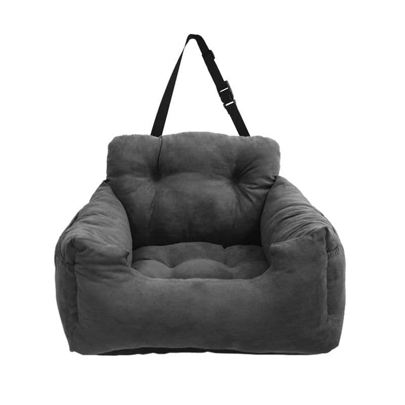 image-Special car cushion for large dogs, pet car rear double-seat nest, dual-purpose dog house car-mounted
