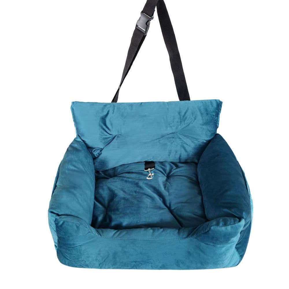 image-Special car cushion for large dogs, pet car rear double-seat nest, dual-purpose dog house car-mounted