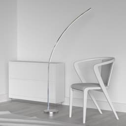 image-22W Floor Lamp Polished Chrome Finish