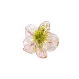 image-Cross-border Amazon's new 4CM transparent glitter hairpin small plumeria grabber female Korean style bangs side clip