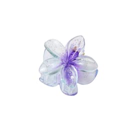 image-Cross-border Amazon's new 4CM transparent glitter hairpin small plumeria grabber female Korean style bangs side clip