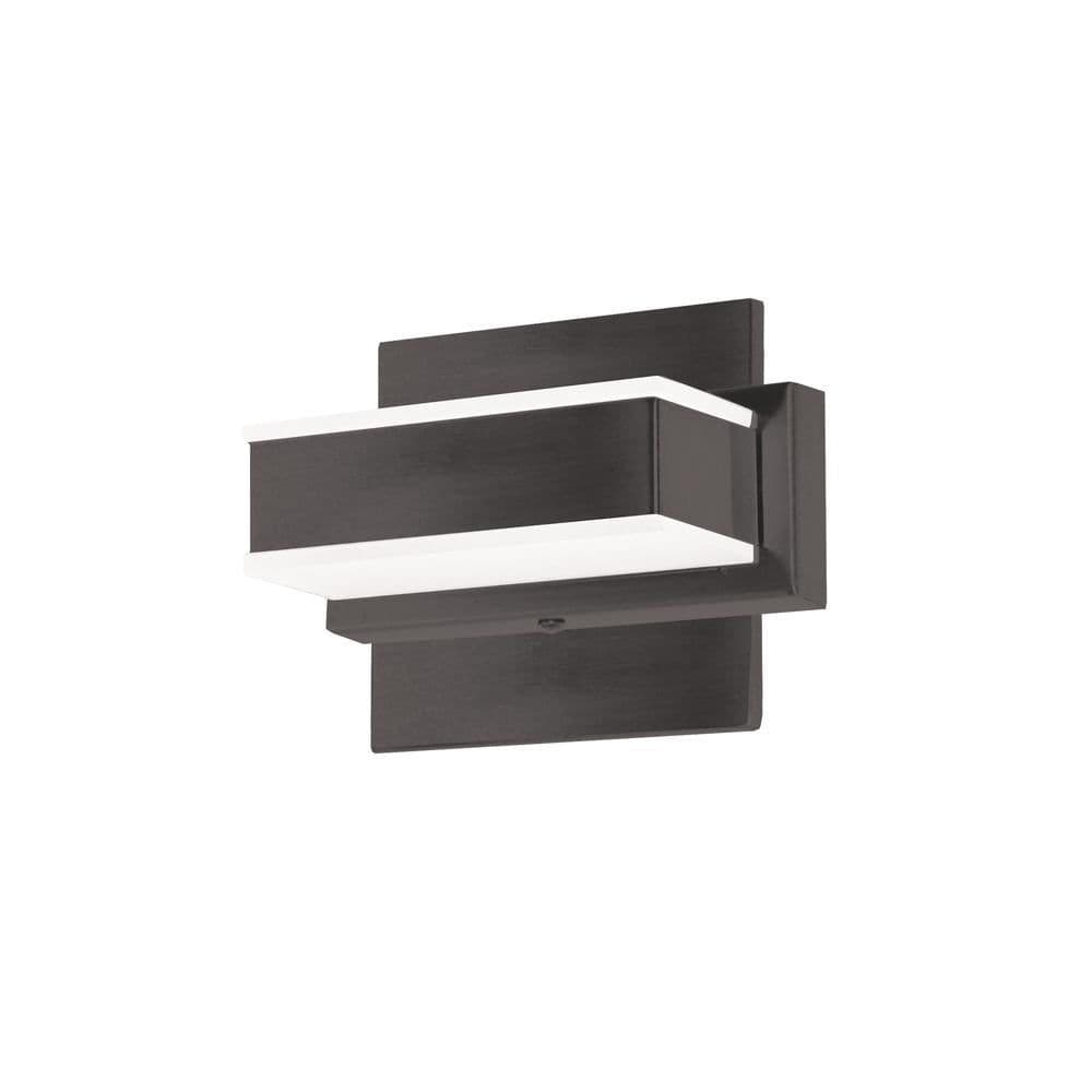 image-5W LED Wall Vanity, Matte Black Finish