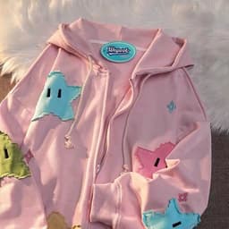 image-2023 Kuro Cartoon Hooded Girls AliExpress Foreign Trade Applique Sweatshirt