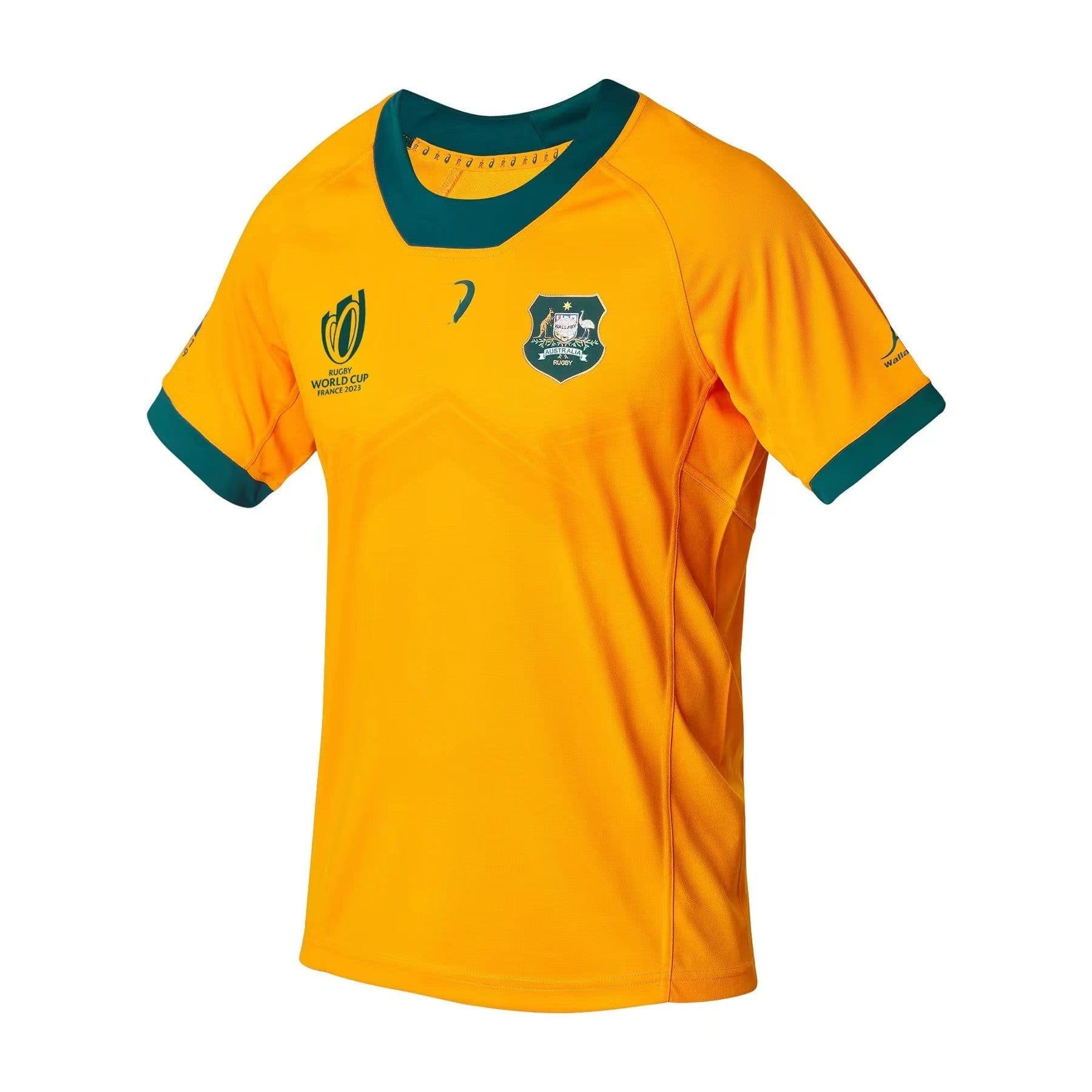 image-Foreign Trade 2023 World Cup Australia Home Rugby Jersey Australia Home Rugby Jersey