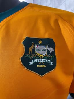 image-Foreign Trade 2023 World Cup Australia Home Rugby Jersey Australia Home Rugby Jersey