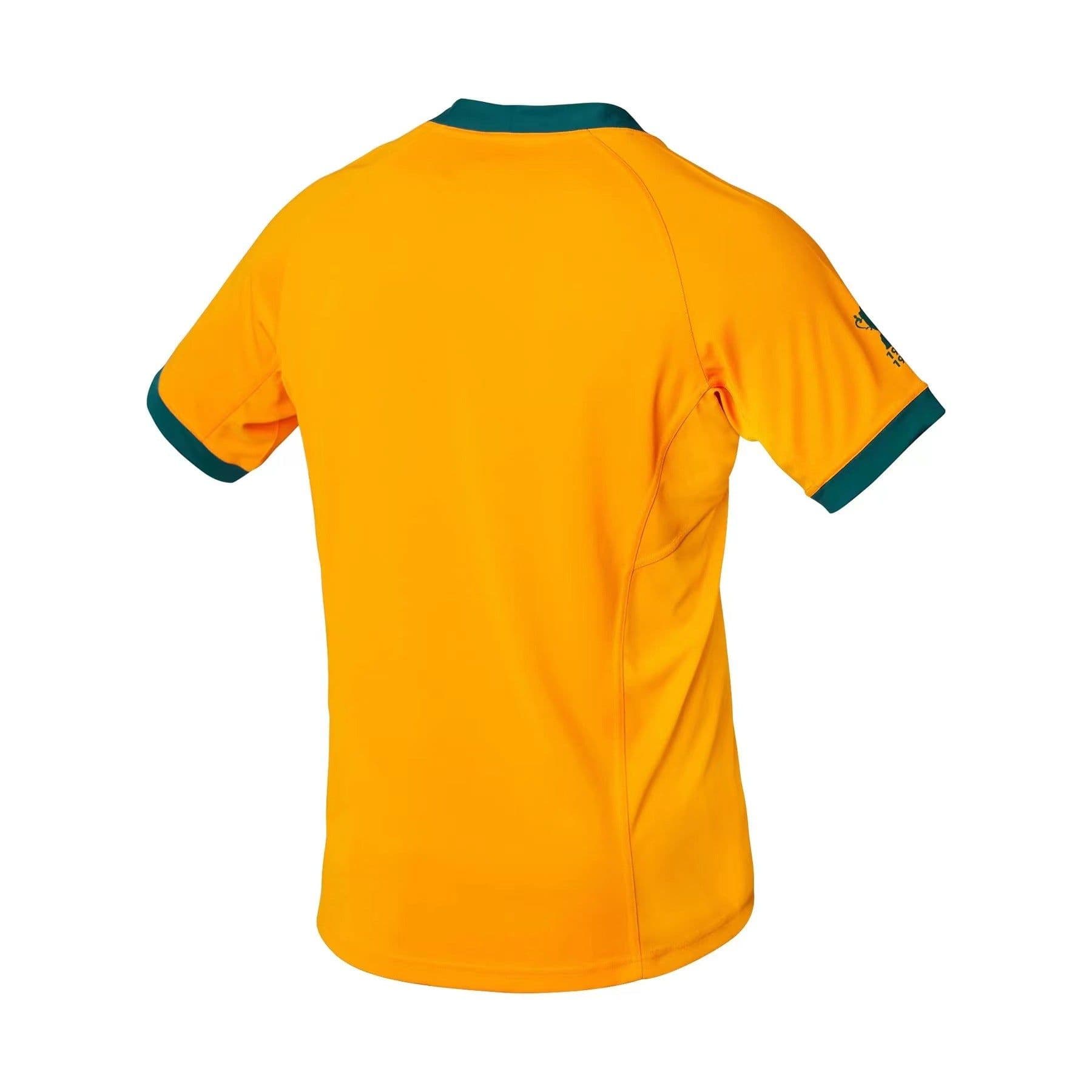 image-Foreign Trade 2023 World Cup Australia Home Rugby Jersey Australia Home Rugby Jersey