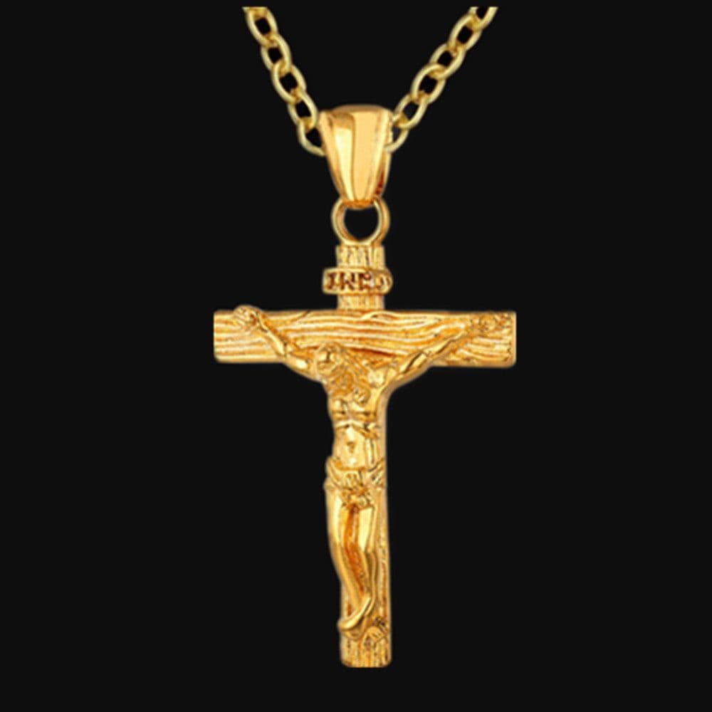 image-2023 cross-border e-commerce supply retro men's pendants, multiple necklaces, pure steel chain jewelry wholesale