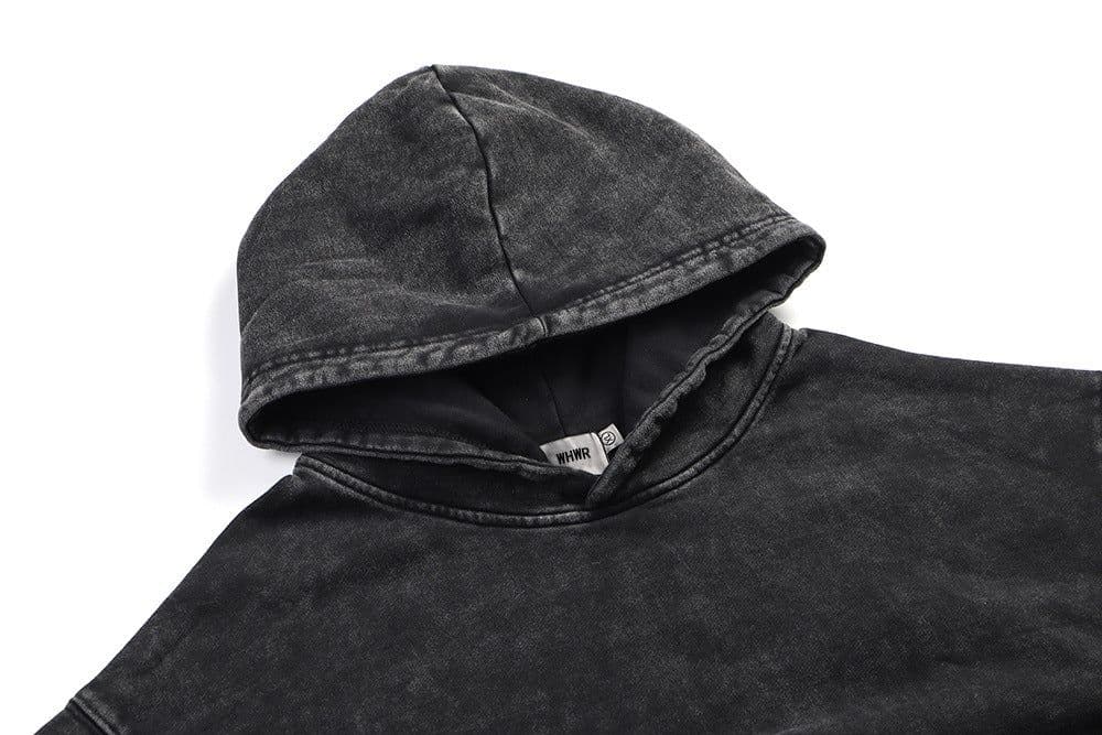 image-hoodie cross-border spring and autumn new washed retro hoodie curse return to anime peripheral printed sweatshirts for men and women