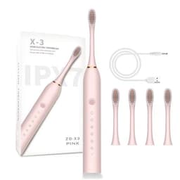 image-Wholesale smart ultrasonic electric toothbrush gift box gift packaging couple charging soft bristle electric toothbrush adult model