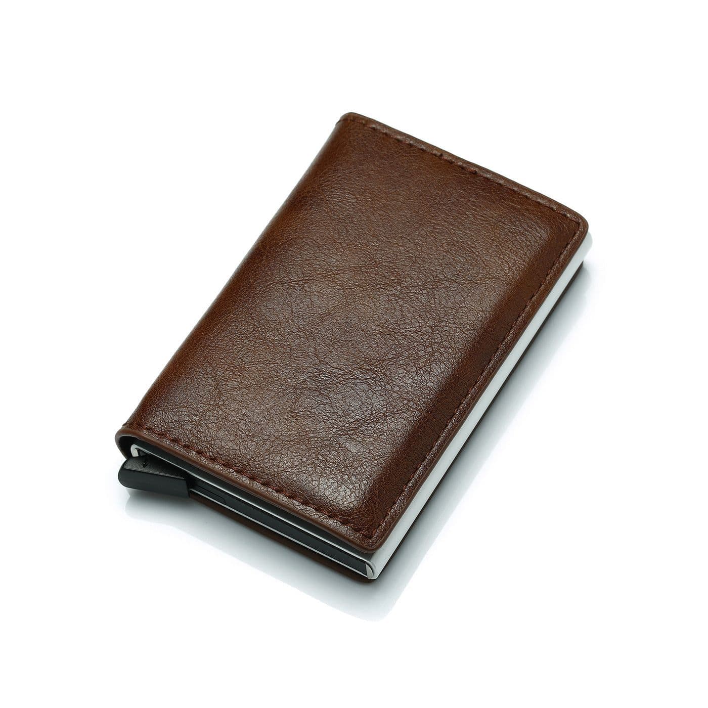 image-RFID anti-theft carbon fiber men's wallet credit card holder Men's wallet foreign trade multi-function wallet Men Wallet